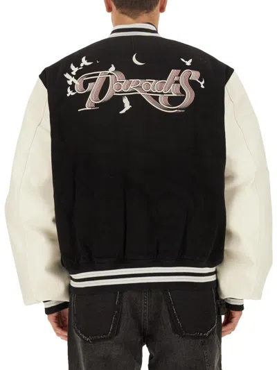 3paradis 3.paradis Logo Cotton-blend Jacket In Black