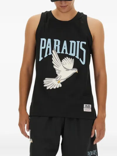 3PARADIS LOGO印花坦克背心