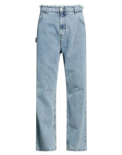 3paradis 3.paradis Man Jeans Blue Size 32 Cotton