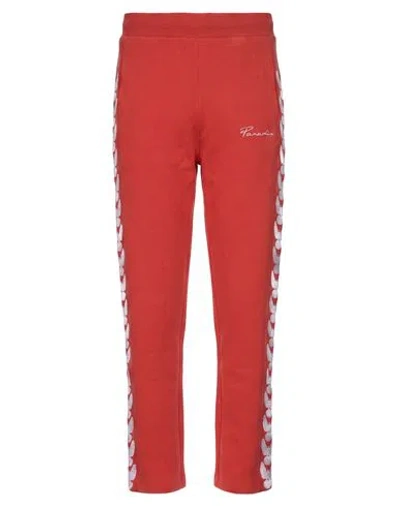 3paradis 3.paradis Man Pants Red Size M Viscose, Polyester, Elastane