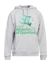 3paradis 3.paradis Man Sweatshirt Light Grey Size L Cotton In Grey