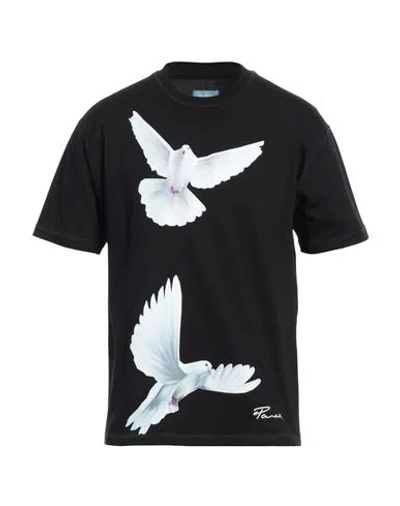 3paradis 3.paradis Man T-shirt Black Size Xs Cotton