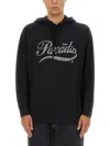 3paradis 3.paradis Relaxed Fit Black Hoodie In Black