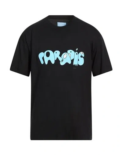 3paradis 3.paradis X Edgar Plans Man T-shirt Black Size S Cotton