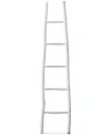 3r Studio Decorative Painted Wood Ladder In White