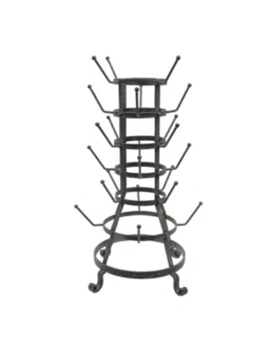 3r Studio Mug Holder With Hooks In Black