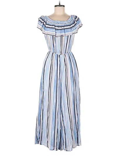 Pre-owned 3rd + Malt Jumpsuit In Blue