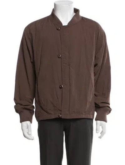 Pre-owned 3sixteen Bomber Jacket In Brown
