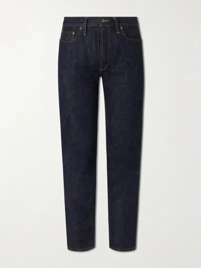 3sixteen Classic Straight-leg Rinsed Selveged Jeans In Black