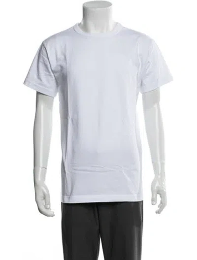 Pre-owned 3sixteen Crew Neck Short Sleeve T-shirt In White
