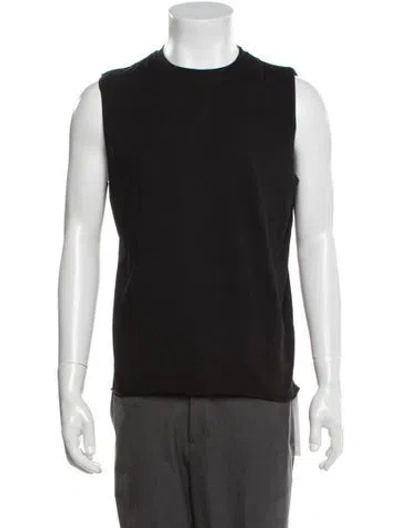 Pre-owned 3sixteen Crew Neck Sleeveless T-shirt In Black