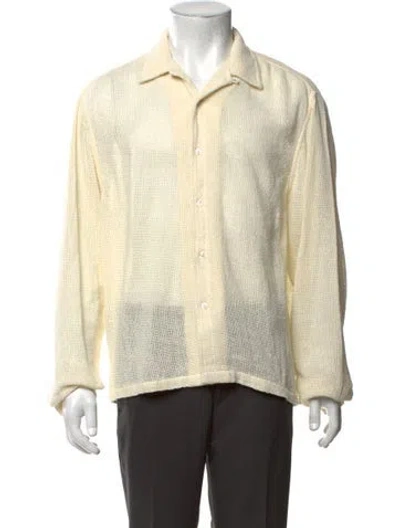 Pre-owned 3sixteen Long Sleeve Shirt In Neutrals
