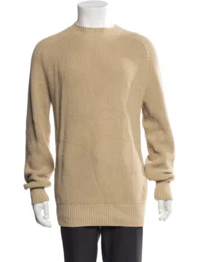 Pre-owned 3sixteen Mock Neck Long Sleeve Pullover In Neutrals