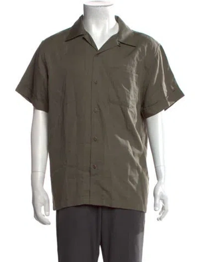 Pre-owned 3sixteen Short Sleeve Shirt In Green