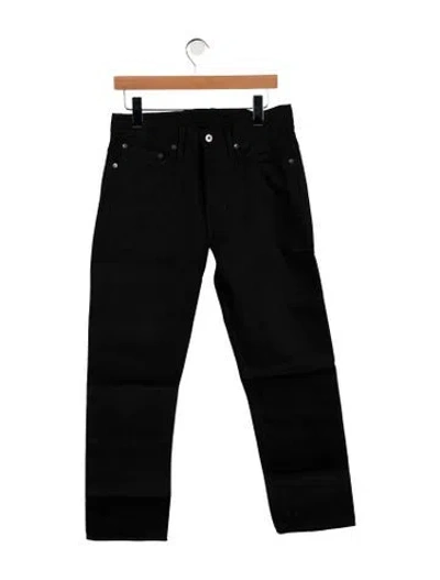 Pre-owned 3sixteen Straight-leg Jeans In Black