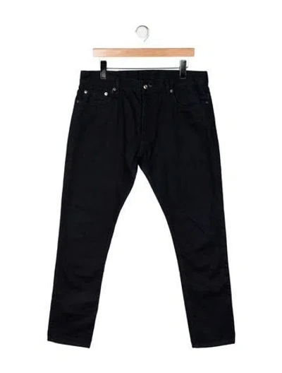 Pre-owned 3sixteen Straight-leg Jeans In Black