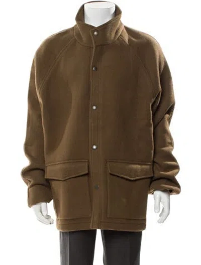 Pre-owned 3sixteen Wool Jacket In Brown