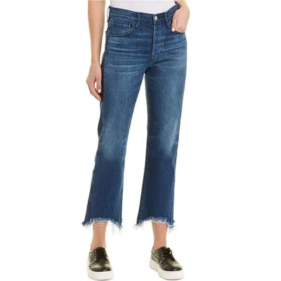 3x1 3 X 1 Women's Shelter Austin Crop Jeans Raku In Blue