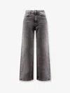 3x1 Acid-wash Wide-leg Jeans In Gray