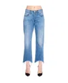 3x1 Austin Cropped Jeans In Blue