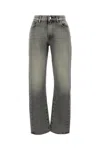 3x1 Five-pocket Cotton Jeans In Black