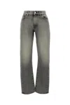 3x1 Five-pocket Cotton Jeans In Gray