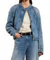 3x1 Biker Denim Jacket In Ciel Blue In Blue