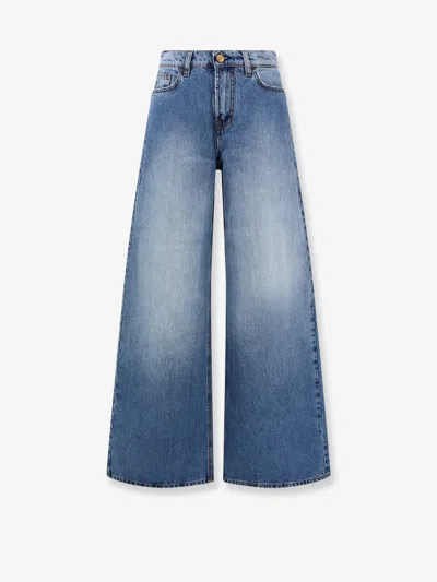 3x1 The Kat Darted Wide-leg Jeans In Blue