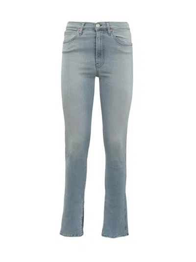 3x1 Blue Slim Mid Rise Jeans