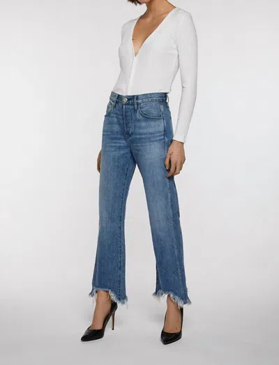 3x1 Byrd Austin Crop Jeans In Denim In Blue