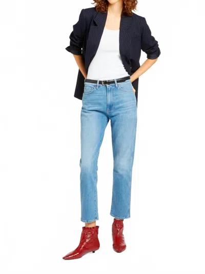 3x1 Byrd Claudia Slim Jeans In Denim In Blue