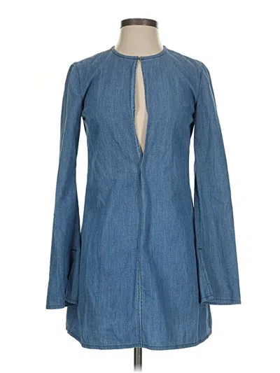 Pre-owned 3x1 Casual Dress In Blue
