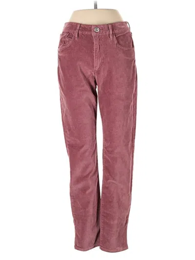 Pre-owned 3x1 Casual Pants In Burgundy