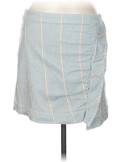 Pre-owned 3x1 Casual Skirt In Blue
