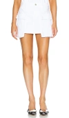 3x1 Celine Cargo Mini Skirt In 白色