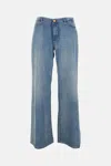 3x1 Blue Wide-leg Jeans
