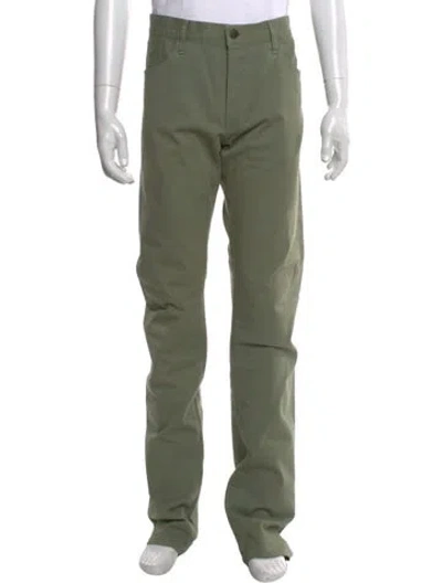 Pre-owned 3x1 Chinos In Green