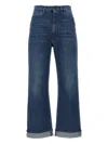 3x1 Claudia Extreme Trousers In Blue