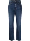 3x1 High-rise Straight-leg Jeans In Blue