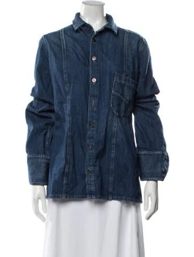 Pre-owned 3x1 Denim Jacket In Blue