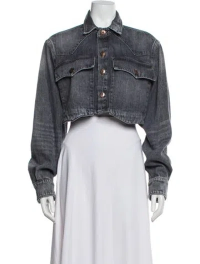 Pre-owned 3x1 Denim Jacket In Gray