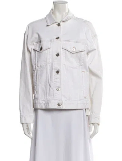 Pre-owned 3x1 Denim Jacket In White