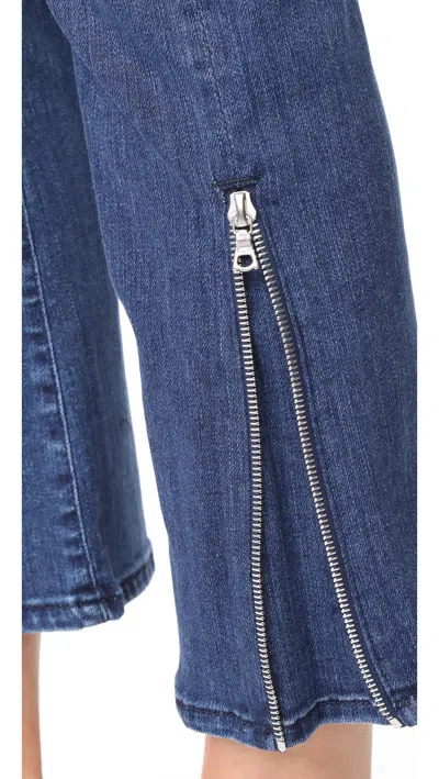 3x1 Denim Presley Gusset Zip Jeans Cropped Denim In Blue