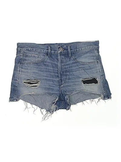 Pre-owned 3x1 Denim Shorts In Blue