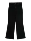 3x1 Five-pocket Flared Jeans In Black