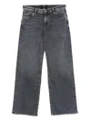 3x1 Five-pocket Belt-loops Jeans In Gray