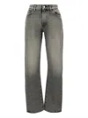 3x1 Five-pocket Cotton Jeans In Gray