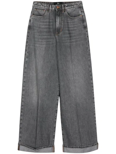 3x1 Flip Cuffed Jeans In Gray