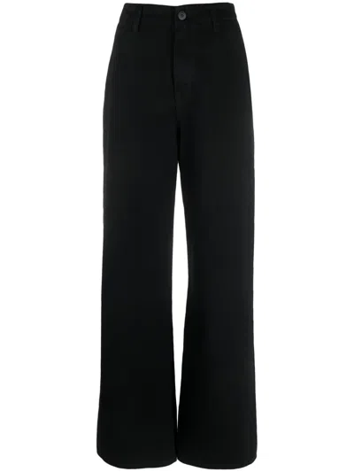 3x1 Flip Low-rise Wide-leg Jeans In Black