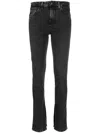 3x1 High-rise Straight-leg Jeans In Black